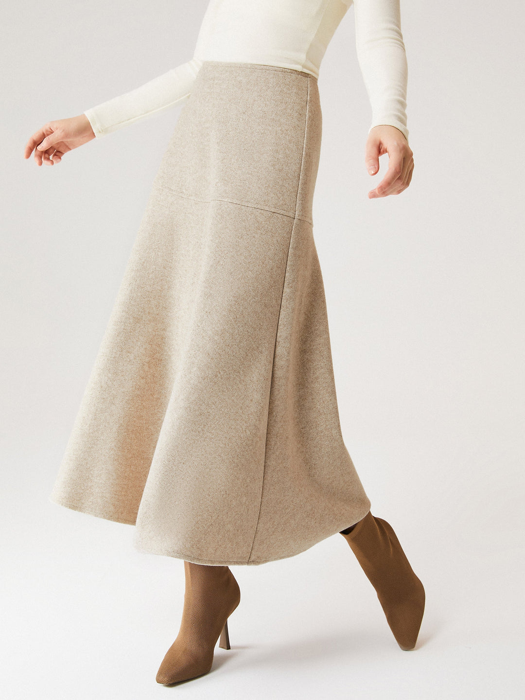 Maison Delcourt™ | Jupe longue évasée