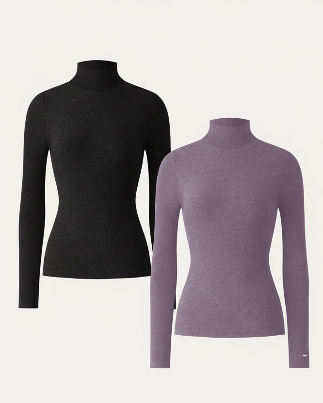 Maison Delcourt™ | Pull Col Roulé à Manches Longues