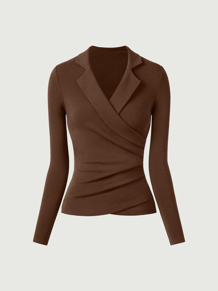 Maison Delcourt ™| Top à Col V