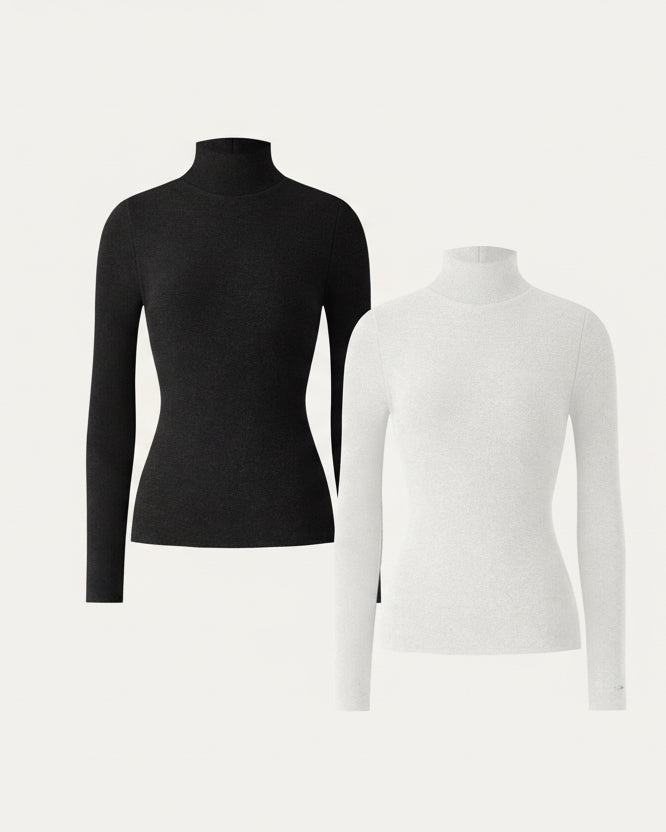 Maison Delcourt™ | Pull Col Roulé à Manches Longues