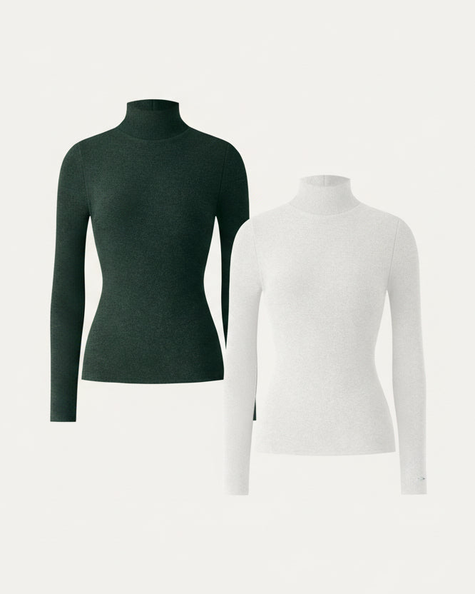 Maison Delcourt™ | Pull Col Roulé à Manches Longues