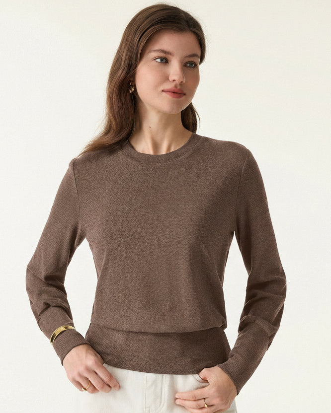 Maison Delcourt ™ | Sweatshirt à Col Rond