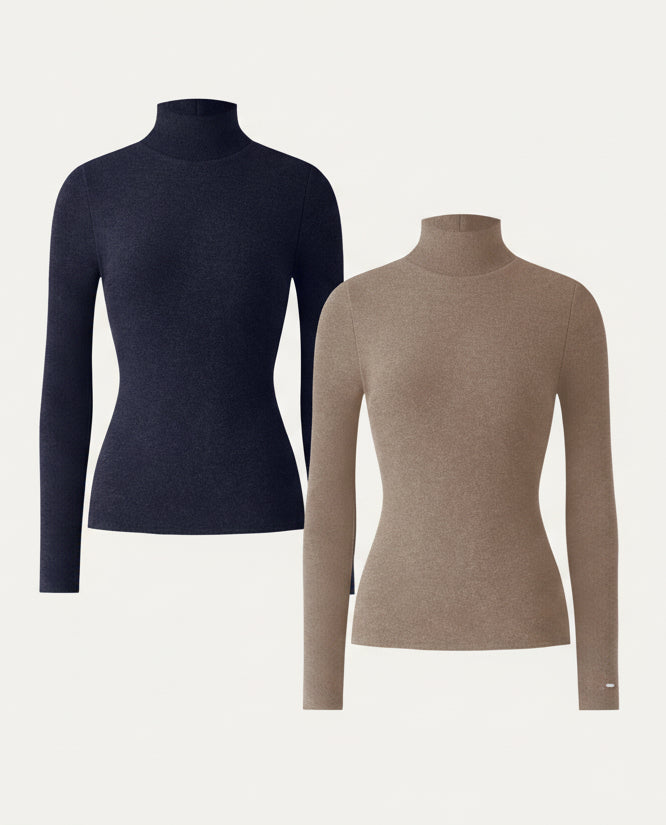 Maison Delcourt™ | Pull Col Roulé à Manches Longues