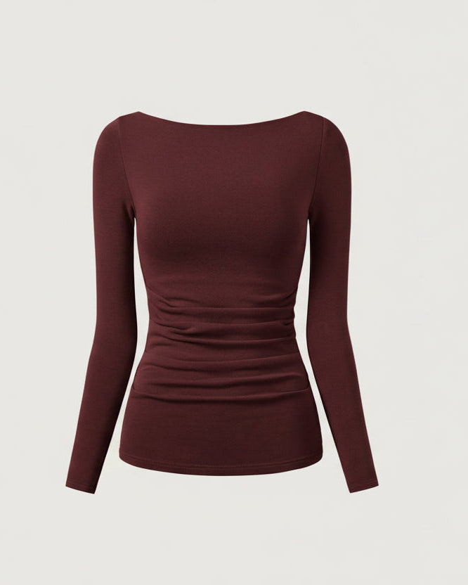 Maison Delcourt ™ | Haut Éspresso à Col Bateau