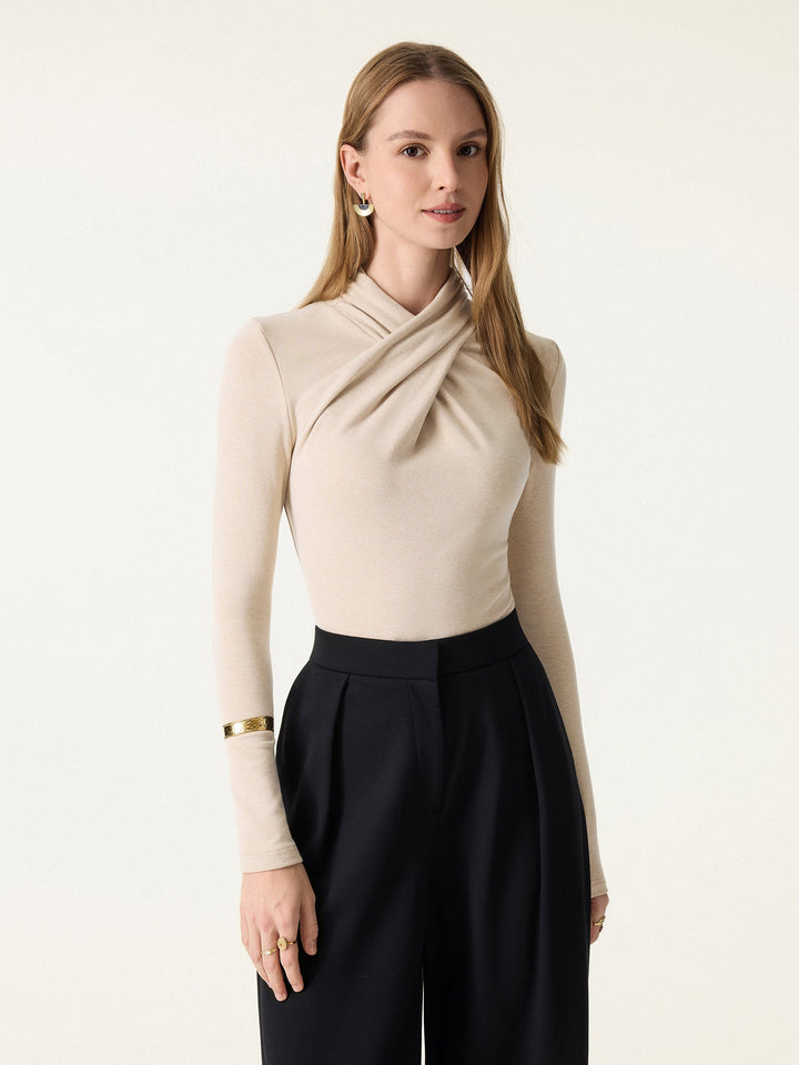 Maison Delcourt ™| Col Montant Torsadé Élégant