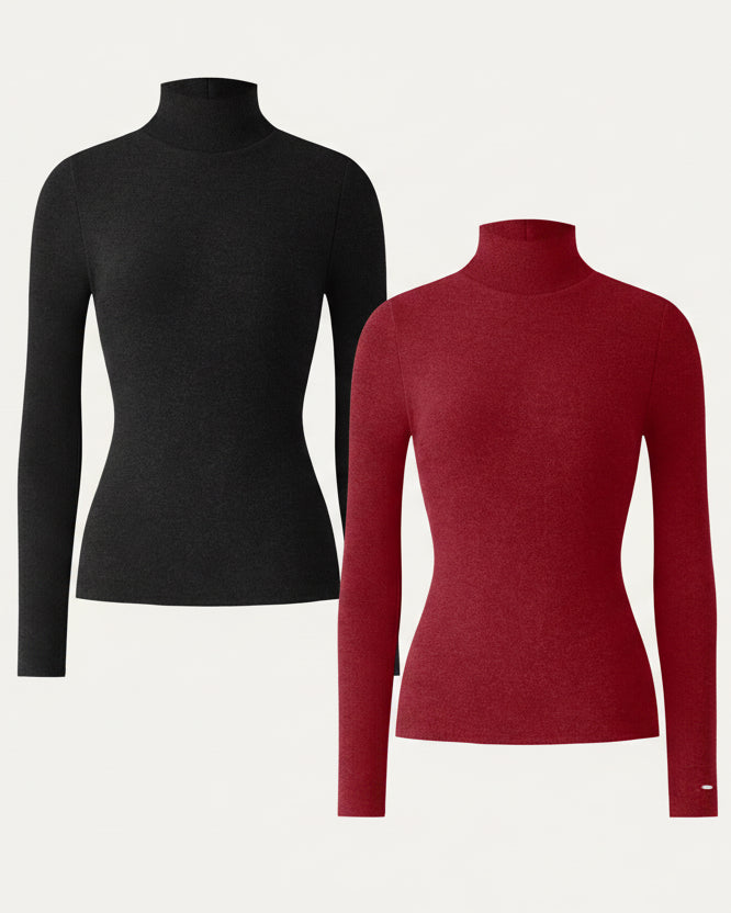 Maison Delcourt™ | Pull Col Roulé à Manches Longues