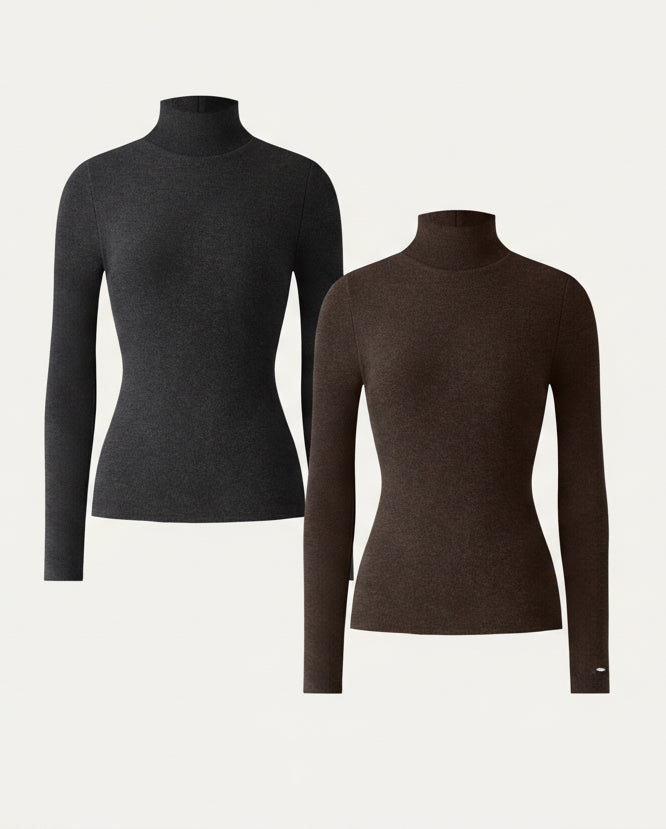 Maison Delcourt™ | Pull Col Roulé à Manches Longues