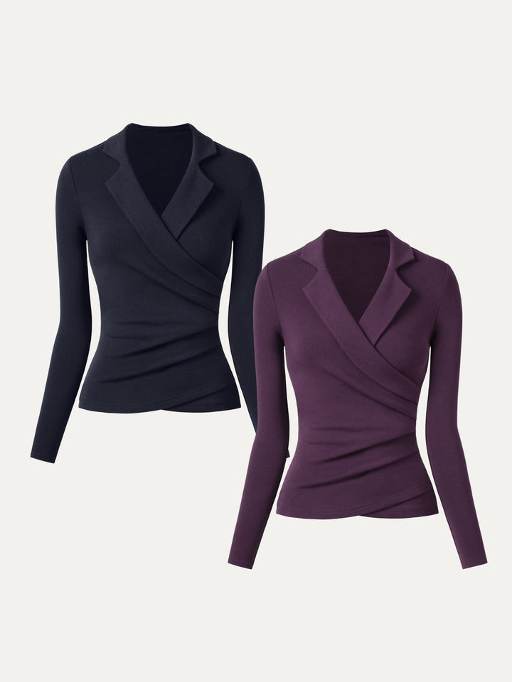 Maison Delcourt ™| Top à Col V