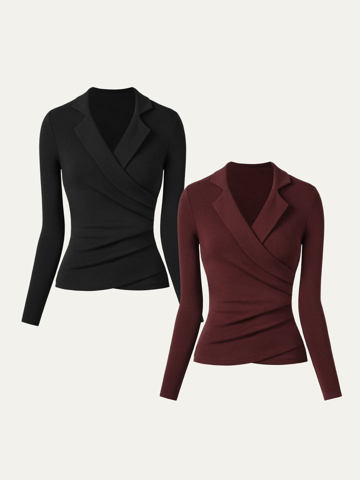 Maison Delcourt ™| Top à Col V