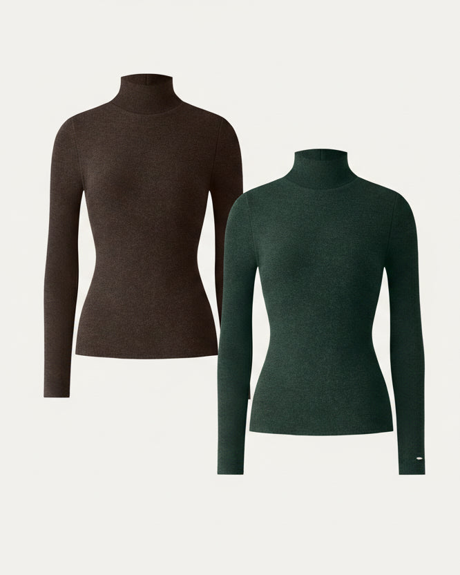 Maison Delcourt™ | Pull Col Roulé à Manches Longues