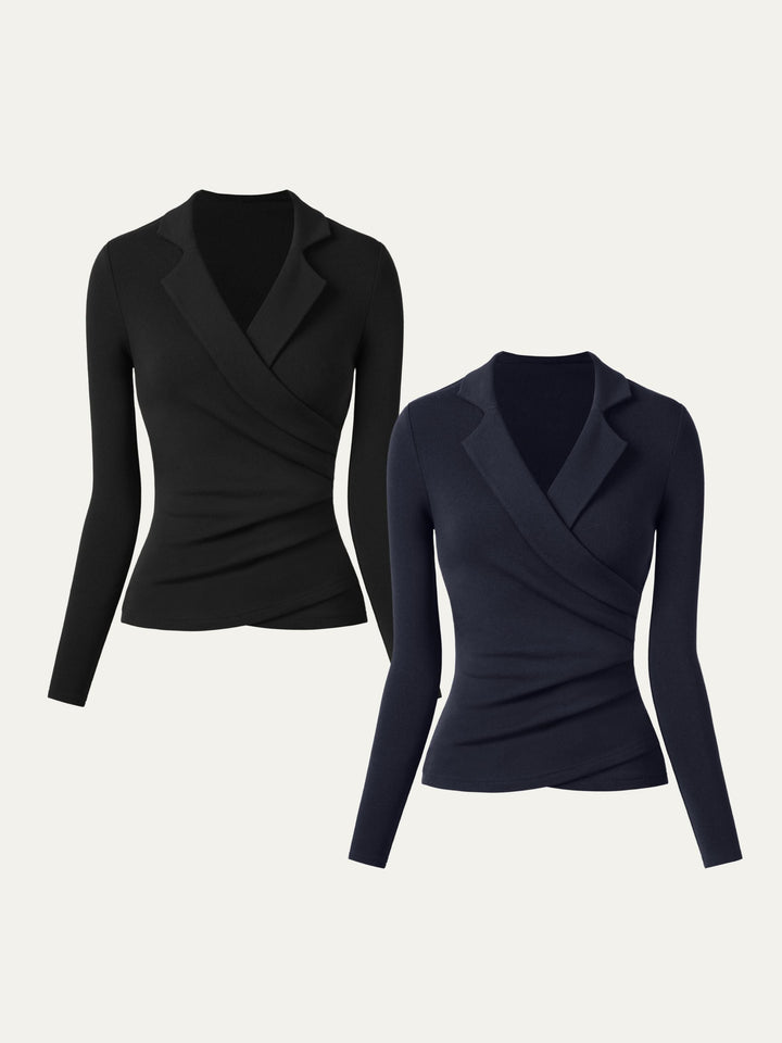 Maison Delcourt ™| Top à Col V