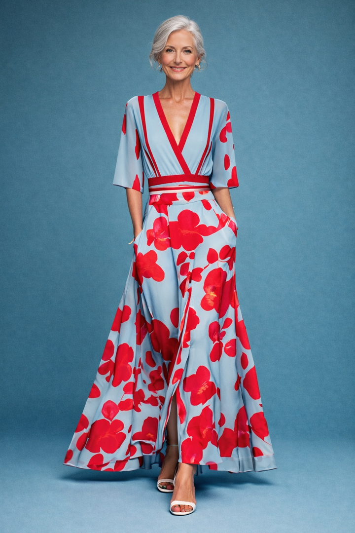 Ayana | Robe à manches élégantes