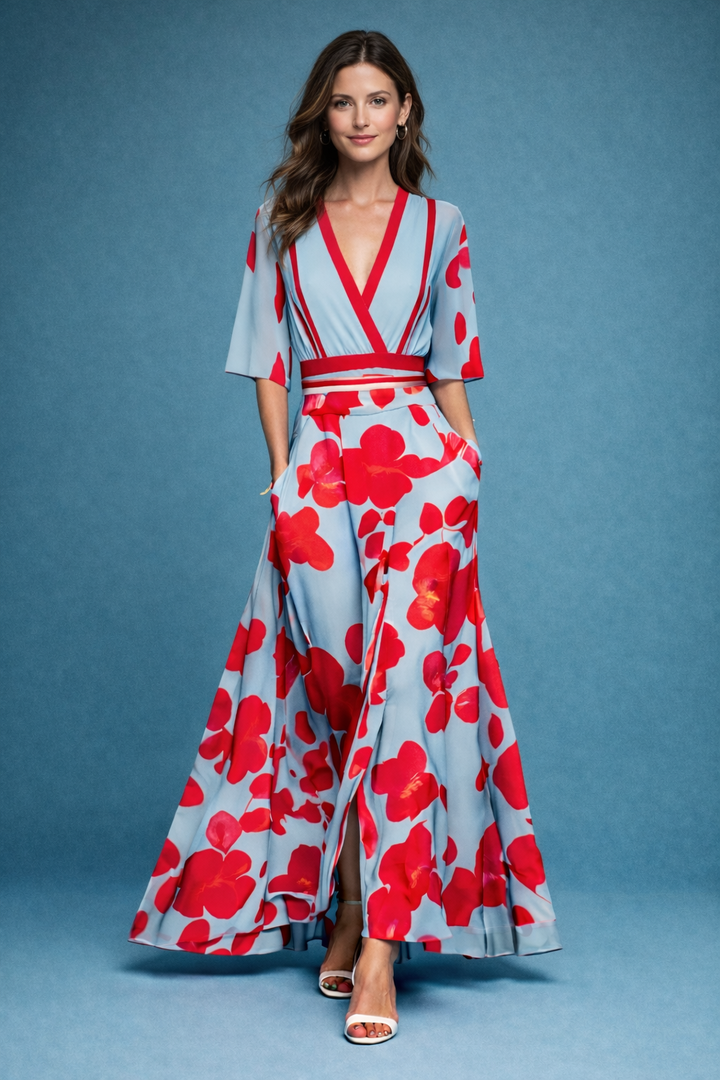 Ayana | Robe à manches élégantes