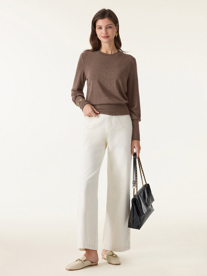 Maison Delcourt ™ | Sweatshirt à Col Rond